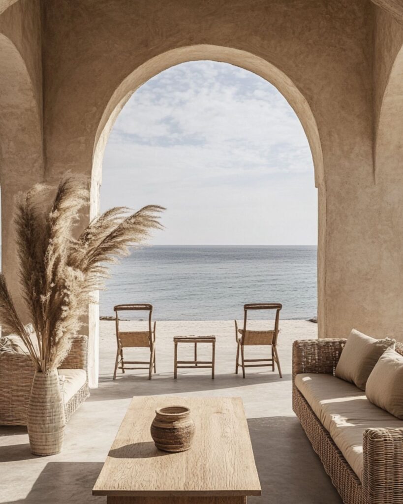 Coastal home overlooking the ocean, representing the financial freedom and personal wealth business owners can build with thoughtful financial advice.