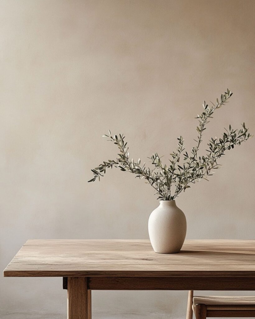 Minimalist interior with a ceramic vase, representing a life first approach to personalised financial advice.