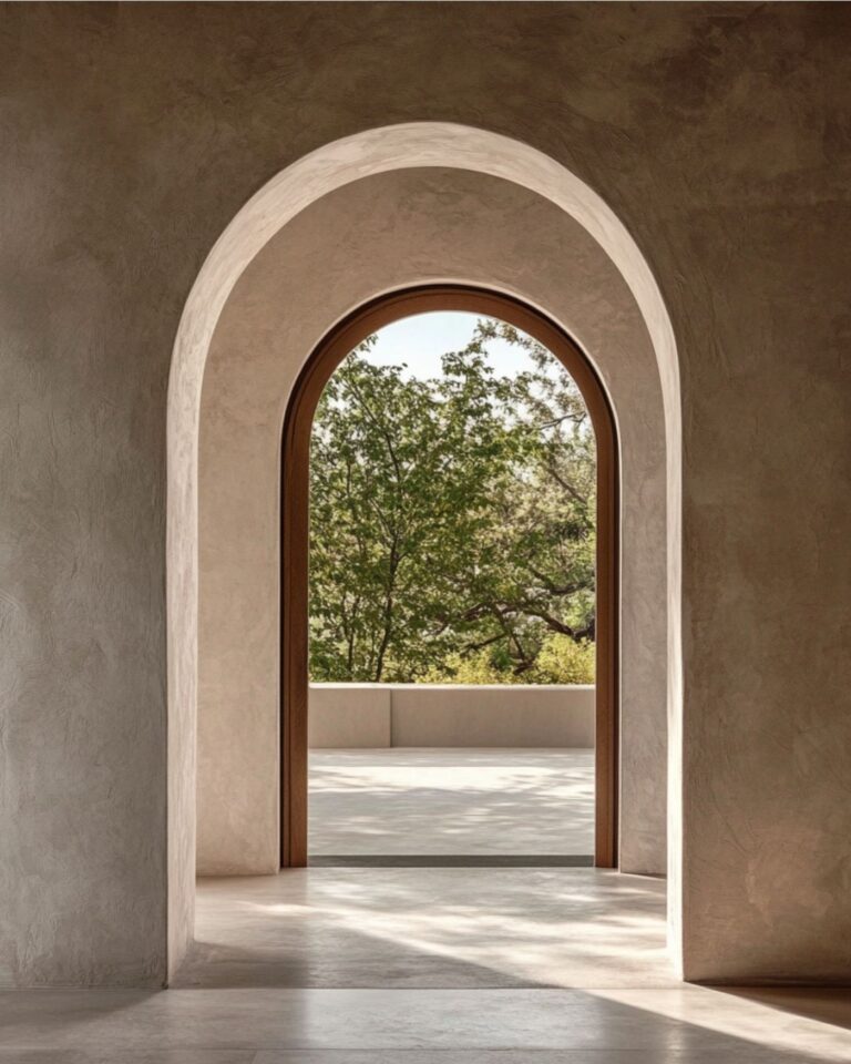 Open architectural doorway overlooking nature, symbolising new opportunities through thoughtful financial planning.